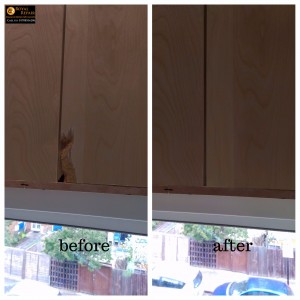 Veneer Panel hole repair London
