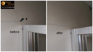 Wall Tile hole repair London