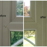 Window frame holes repair