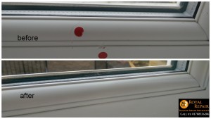 Window frame scratch fix london