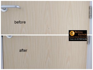 damaged door
