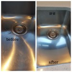 stainless steel sink scratches repairs in North London