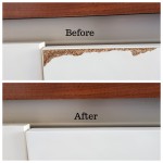 Kitchen cupboard door damage repair in South West London